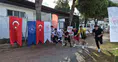 Burhaniye'de pistin tozunu attırdılar: Cumhuriyet coşkusu 400 metrede zirveye taşındı