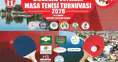 Köyceğiz masa tenisi tutkunlarını beşinci kez bir araya getiriyor