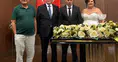 Denizli basın dünyasında nikah heyecanı