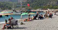 Takvimler sonbaharı işaret etse de Fethiye'de yazın ateşi sönmüyor