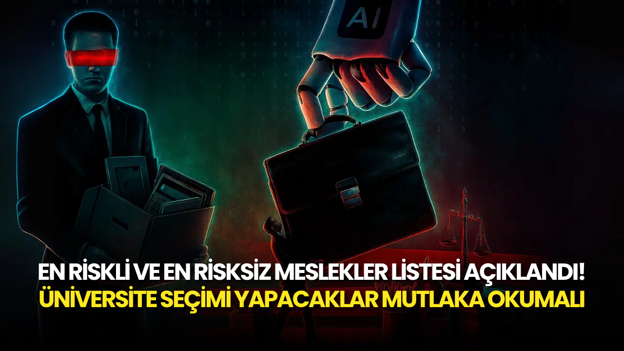 En Riskli ve En Risksiz Meslekler Listesi Açıklandı! Üniversite Seçimi Yapacaklar Mutlaka Okumalı