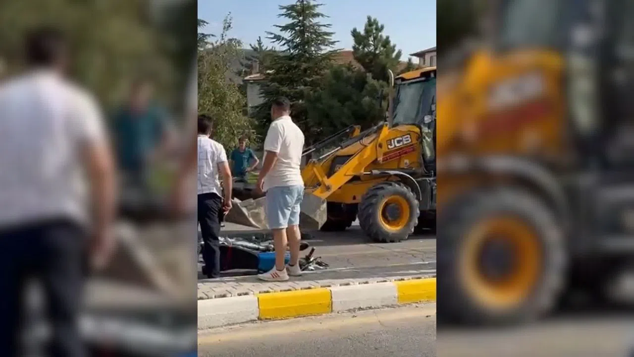 Kayseri’de polisten kaçarken iş makinesine çarpan motosikletli öldü