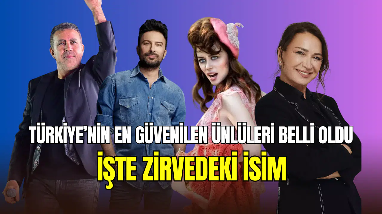Türkiye’nin en güvenilen ünlüleri belli oldu: Listedeki isim şaşırtmadı
