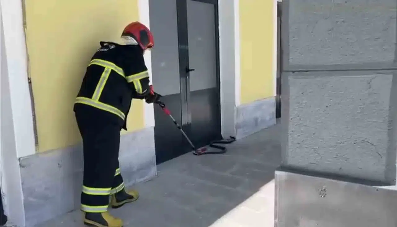 Bitlis'teki TCDD binasında beklenmedik misafir paniği