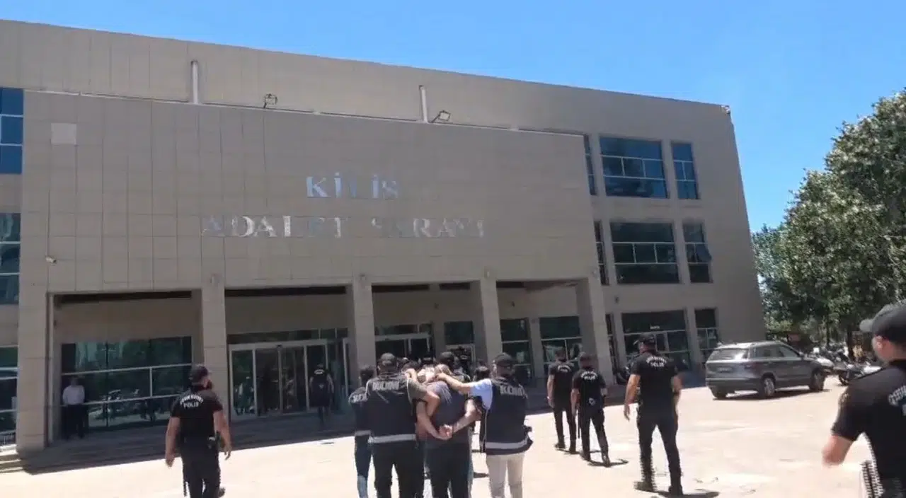 Kilis'te organize suç örgütüne yönelik operasyonda 9 kişi tutuklandı