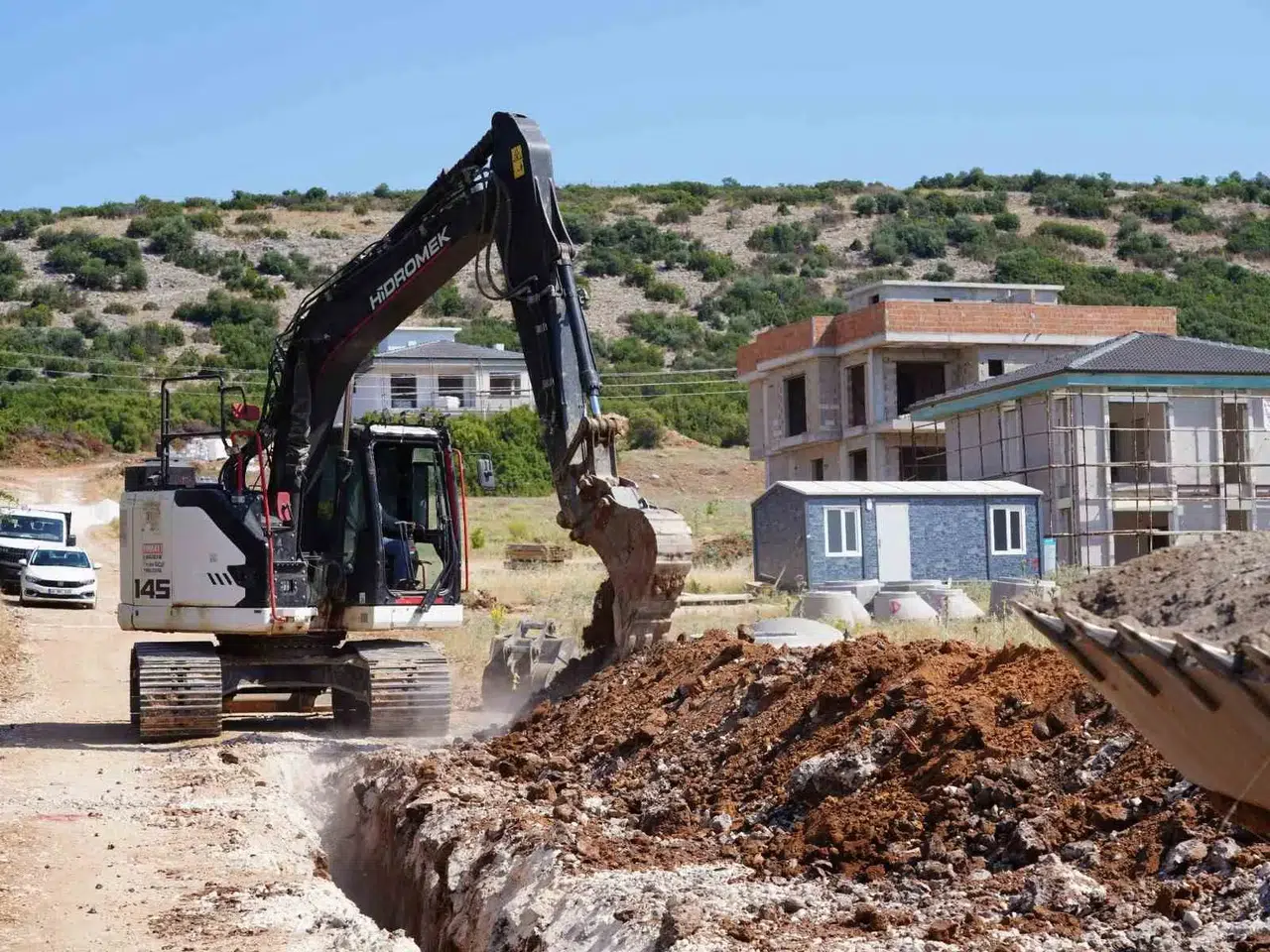 Yatağan’da yeni yerleşim bölgesinin altyapı sorunu bitiyor