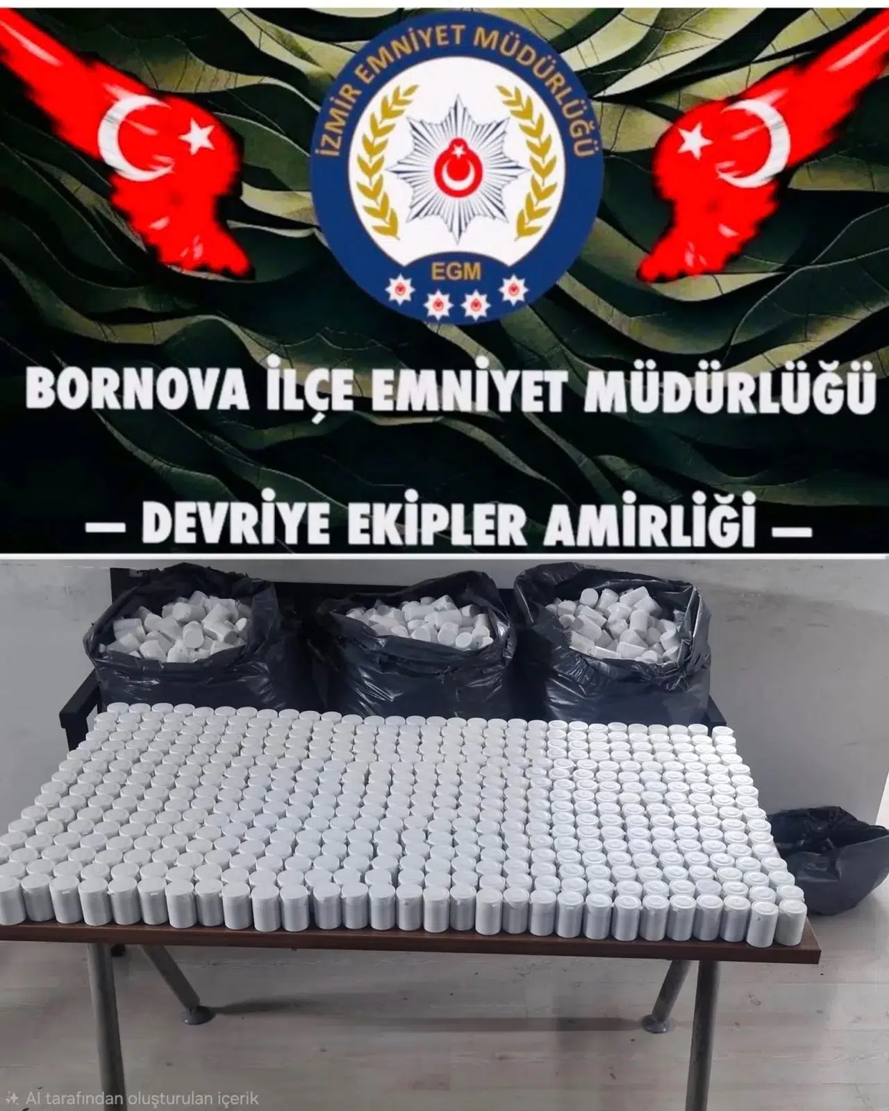 İzmir'de polisten kaçan otomobilden devasa uyuşturucu sevkiyatı çıktı