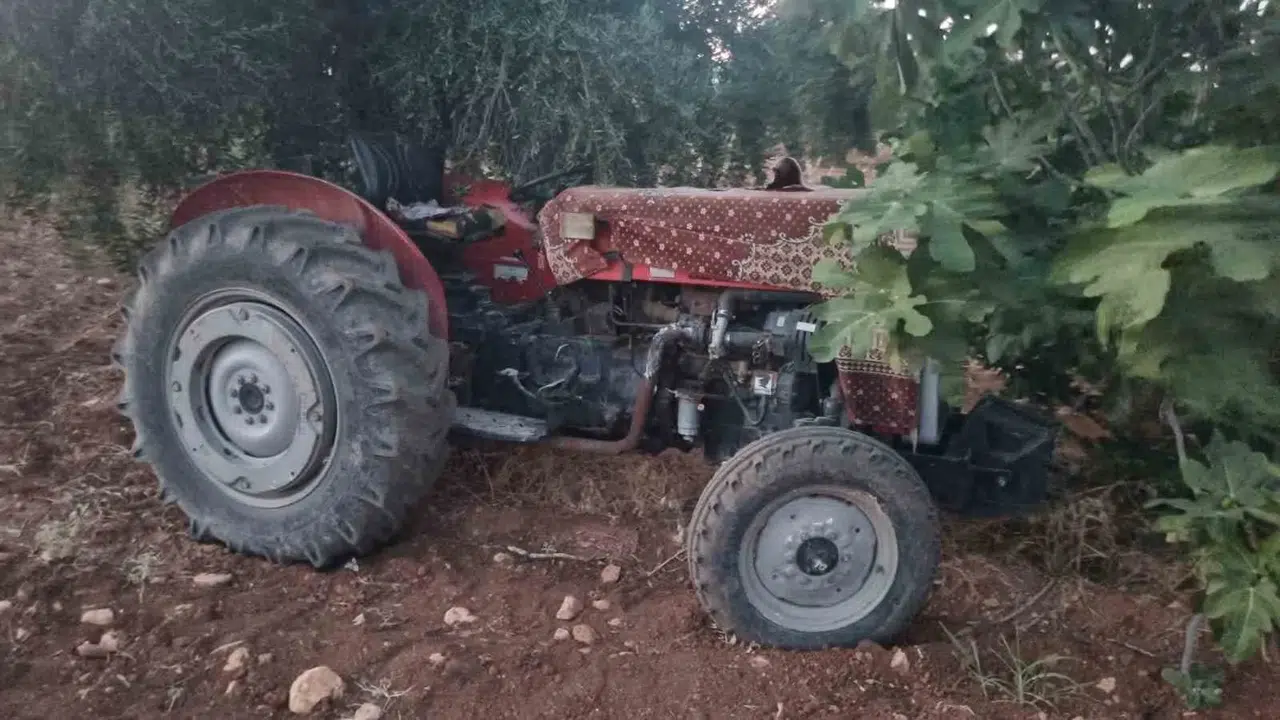 Kilis'te çalınan traktör zeytinlikte bulundu