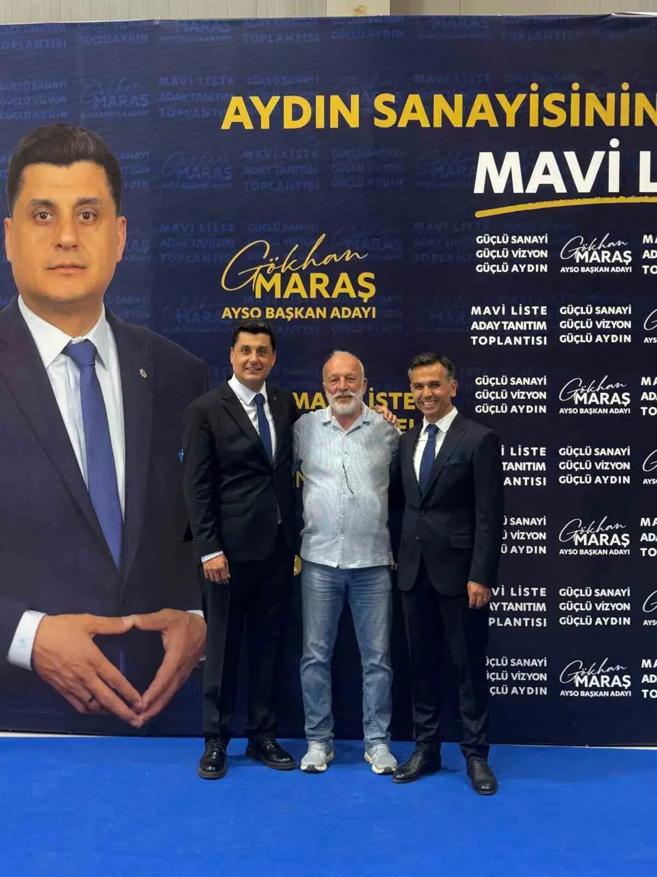 Söke'nin sanayi gücü AYSO seçimlerinde safını belirledi: Yüksel Kavas Mavi Liste'de