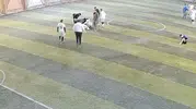 Halı sahada ölümden döndü: Antrenörü hayatını kurtardı