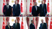 Erdoğan 4 büyük kulübün başkanlarını Dolmabahçe'de kabul etti