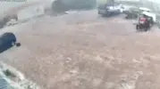 Bismil'de dehşet anları: Güvenlik kamerası o anları saniye saniye kaydetti