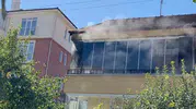 Bolu'da korkutan balkon yangını: Alevler eve sıçramadan söndürüldü