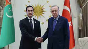 Külliye'de kritik diplomasi trafiği: Erdoğan ve Berdimuhammedov baş başa görüştü