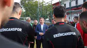 Erzincan'ın kırmızı-siyahlı temsilcisine kritik ziyaret: Şehir tek yürek oldu