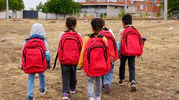 Minik öğrencilerin okul heyecanına Diyarbakır'dan anlamlı dokunuş