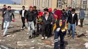 Erzurum'da inşaat faciası: Asansör montajı sırasında metrelerce aşağı çakıldı