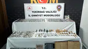 Tekirdağ'da tarihi eser operasyonu: Binlerce yıllık geçmiş ele geçirildi