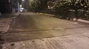 Kilis'te tehlike saçan rögar kapağına kaza sonrası jet asfalt müdahalesi