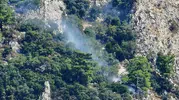 Sakar Geçidi'nde korkutan dumanlar: Ekipler alevlere geçit vermedi