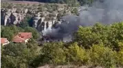 Safranbolu'da korkutan çatı yangını: Ekipler zamanla yarıştı