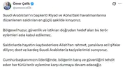AK Parti'den Riyad ve Abha'ya yönelik terör saldırılarına sert tepki
