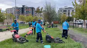 Adıyaman'da sonbahar mesaisi: Parklar kışa hazırlanıyor