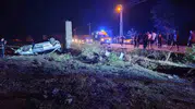 Düziçi’nde korkunç kaza: Şarampole yuvarlanan araçtan sağ çıktılar