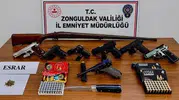 Zonguldak'ta silah kaçakçılarına ağır darbe: Adliye koridorlarında sonuçlanan operasyon