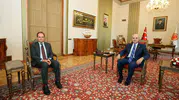 Diplomaside kritik temas: Kurtulmuş ve Manzo Ankara'da bir araya geldi