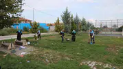 Battalgazi sokaklarında hummalı temizlik mesaisi