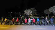 Bitlis'te vicdan nöbeti: Pedallar bu kez Gazze'deki trajedi için döndü