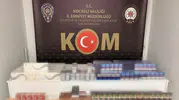 Derince'de kaçakçılık operasyonu: Binlerce paket sigara ele geçirildi