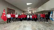 Erzincan'ın gurur tablosu: Şampiyon sporcular belediyede ağırlandı