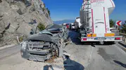 Bolu'daki feci kazada tek bir an her şeyi değiştirdi: Pikap sürücüsü olay yerinde can verdi