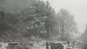 Uludağ'da kışın ilk sürprizi sürücüleri hazırlıksız yakaladı