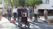 Tekerlekli sandalyeli Hatice’nin dedesine giden yolu asfaltla buluştu