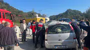 Ünye'de korkunç kaza: Hafriyat kamyonuna çarpan sürücü yaşam mücadelesi veriyor