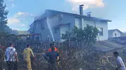 Safranbolu'da korkutan alevler: Köy evinde büyük tehlike