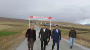 Kırsalın ulaşım çilesi bitiyor: Kaymakam Semiz şantiyeleri denetledi