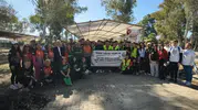 Selçuk'ta iki teker üzerinde Cumhuriyet coşkusu: Gençler hem pedal çevirdi hem temizlik yaptı
