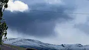 Doğa kışa teslim: Kısır Dağı'nda mevsimin ilk beyaz sürprizi yaşandı