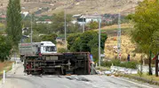 Malatya yolunda arı kovanları yola saçıldı: İki kişi hastanelik oldu