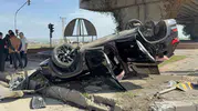 Hayallerindeki otomobili teslim aldıktan sadece bir saat sonra hurdaya döndü
