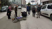Samsun'da elektrikli bisikletle seyir halindeyken direksiyon hakimiyetini kaybetti