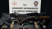 Çerkezköy'de şafak vakti operasyon: 16 adrese baskın yapıldı