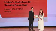 Muğla'nın bereketli topraklarında kadın eli safranla buluştu: Başarı ödülle taçlandı