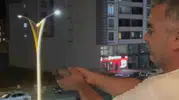 Apartman boşluğunda mahsur kalan güvercinler için seferberlik