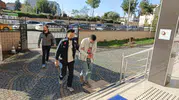 İzinli çıktığı cezaevine uyuşturucuyla dönmeye çalışırken yakayı ele verdi