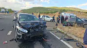 Bingöl trafiğinde korkutan kaza: Çevre yolunda üç kişi yaralandı